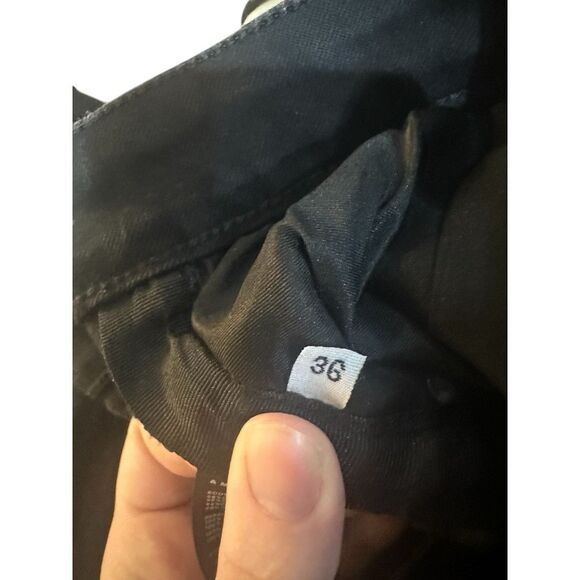 NEW Amiri Art Patch Distressed Black Jeans 36 Ripped Stacked Denim RN# 150712 - Picture 10 of 11